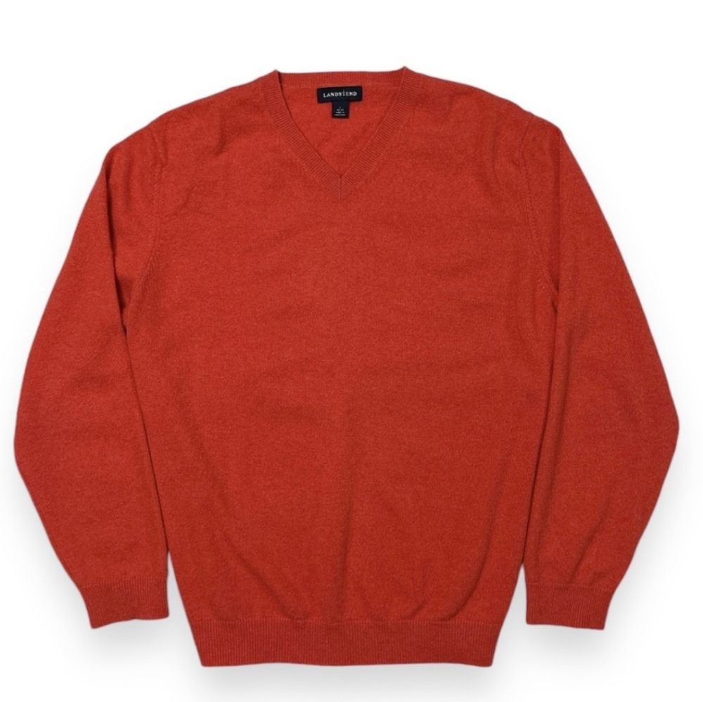 LAND’S END 100% Cashmere V Neck Sweater